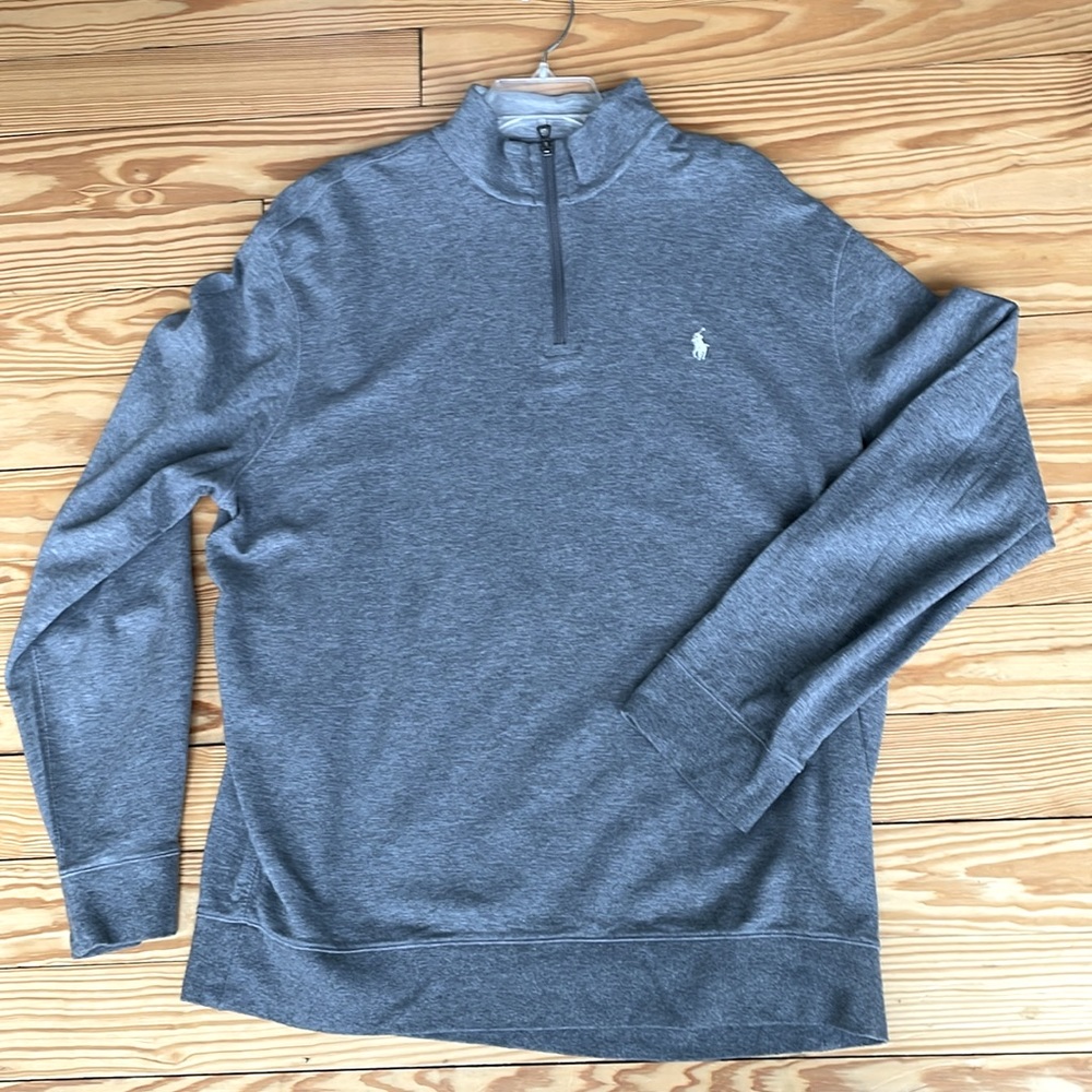Ralph Lauren Polo 1/4” Zip Up Sweater XL